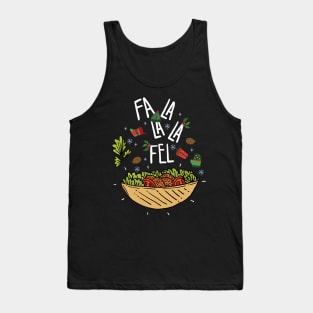 Fa La La La Fel Vegan Funny Ugly Christmas Sweatshirt or T-shirt For Vegans Tank Top